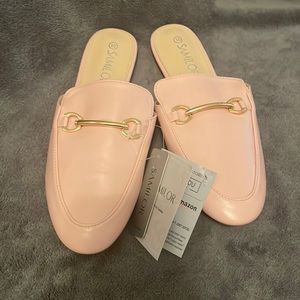 New Samilor Mules, Light Pink, Size 10